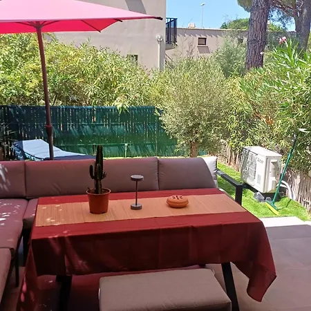 L'ecrin Du Sud 4p Elegant, Clim , Piscine, 50m Village Naturiste